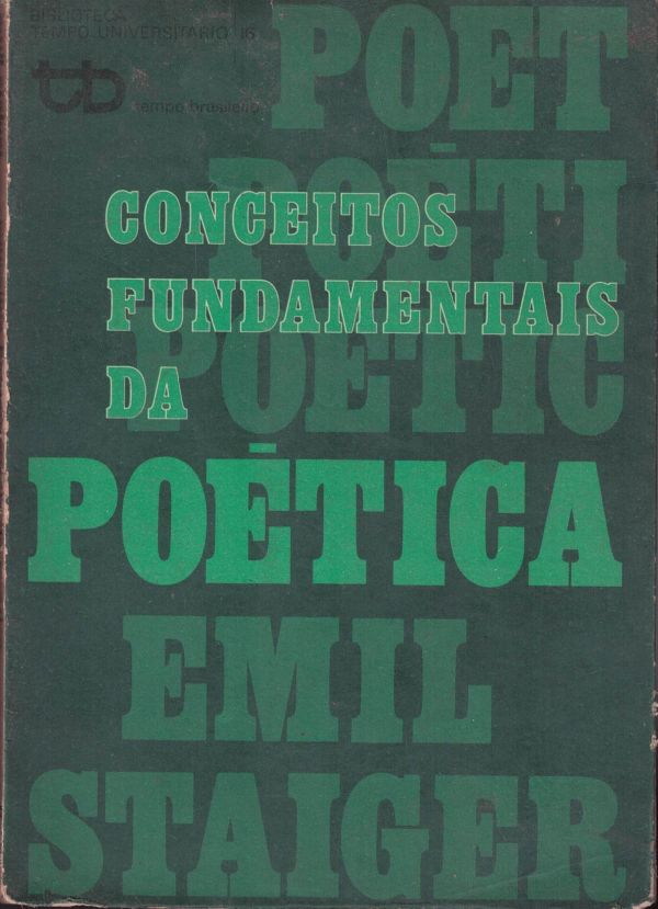Conceitos fundamentais da poética